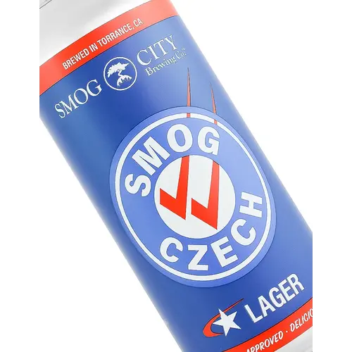 Smog City Brewing "Smog Czech" Lager 16oz Can - Torrance, CA Smog City Brewing "Smog Czech" Lager 16oz Can - Torrance, CA