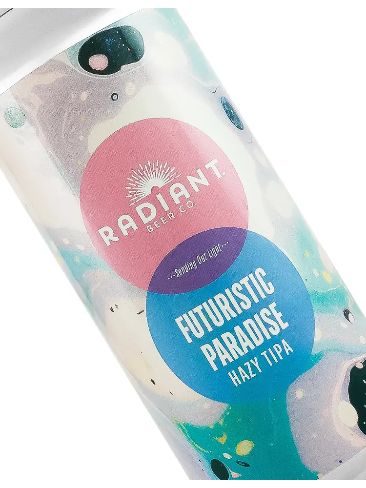 Radiant Beer "Futuristic Paradise" Hazy TIPA 16oz Can - Anaheim, CA