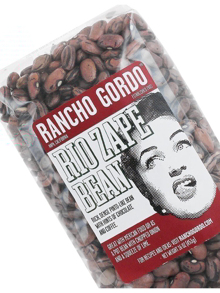 Rancho Gordo Rio Zape Bean 16oz Bag, Napa, California