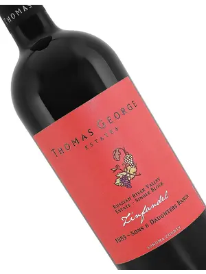 Thomas George Estates 2018 Zinfandel, Sons & Daughters Ranch, Russian River Valley