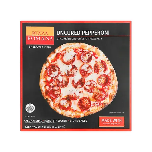 Pizza Romana Uncured Pepperoni & Mozzarella Pizza, Marche, Italy Pizza Romana Uncured Pepperoni & Mozzarella Pizza, Marche, Italy