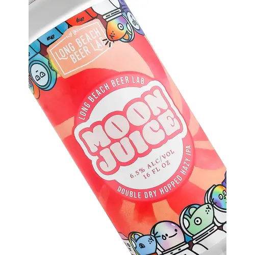 Long Beach Beer Lab "Moon Juice" Double Dry Hopped Hazy IPA 16oz Can - Long Beach, CA Long Beach Beer Lab "Moon Juice" Double Dry Hopped Hazy IPA 16oz Can - Long Beach, CA