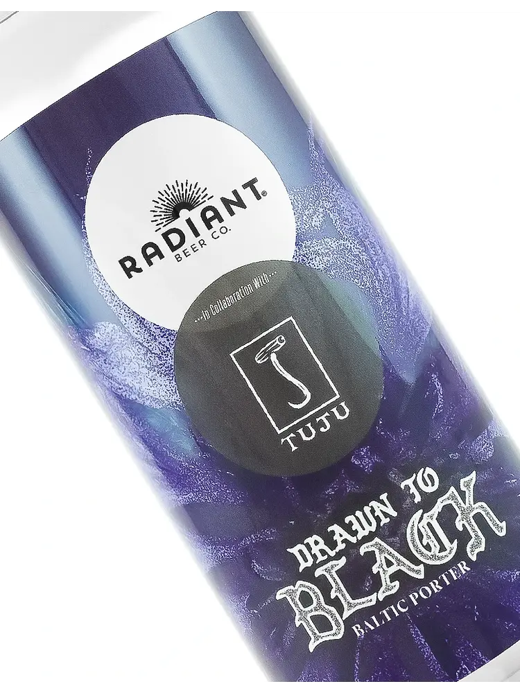 Radiant Beer/Tuju "Drawn To Black" Baltic Porter 16oz Can - Anaheim, CA