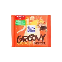 Ritter Sport "Groovy Crunch Brezel" Milk Chocolate With Pretzel Pieces & Cornflakes 3.5oz Bar, Germany