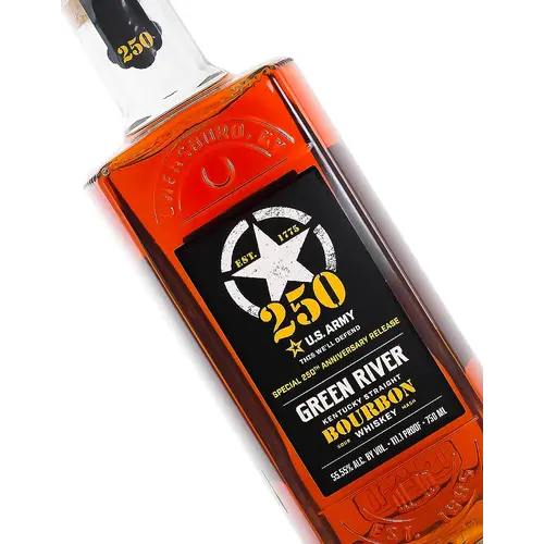 Green River Kentucky Straight Bourbon Whiskey "The US Army's 250th Anniversary" Green River Kentucky Straight Bourbon Whiskey "The US Army's 250th Anniversary"