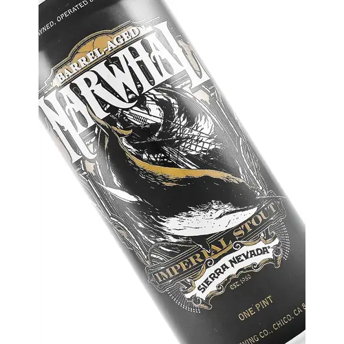 Sierra Nevada Brewing "Barrle-Aged Narwhal" Imperial Stout 16oz Can - Chico, CA Sierra Nevada Brewing "Barrle-Aged Narwhal" Imperial Stout 16oz Can - Chico, CA