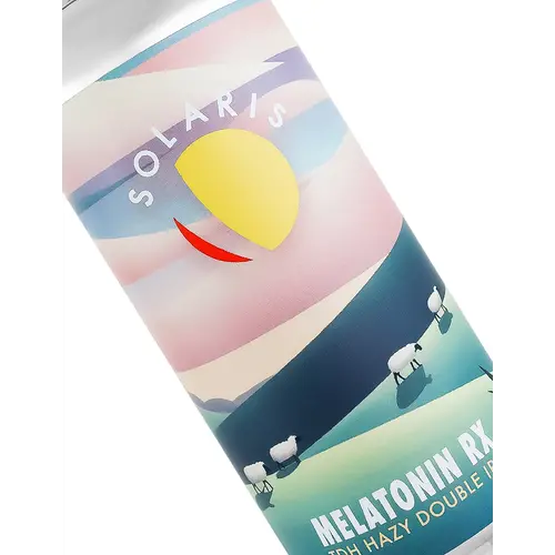 Solaris Beer "Melatonin RX" TDH Hazy Double IPA 16oz Can - Murrieta, CA Solaris Beer "Melatonin RX" TDH Hazy Double IPA 16oz Can - Murrieta, CA
