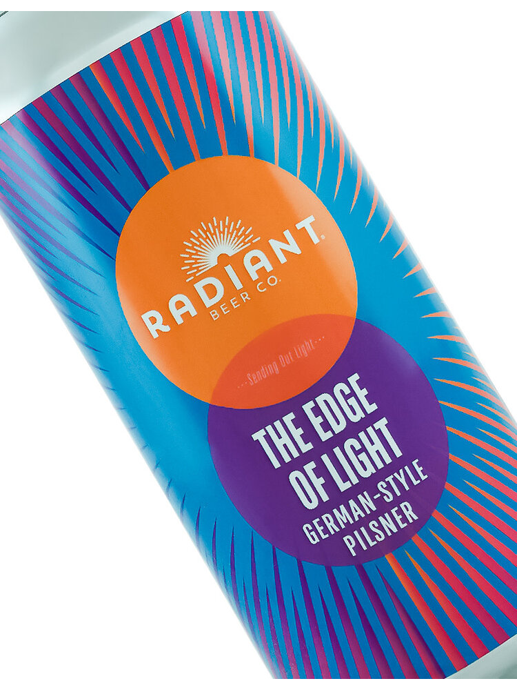 Radiant Beer "The Edge Of Light" German-Style Pilsner 16oz Can - Anaheim, CA