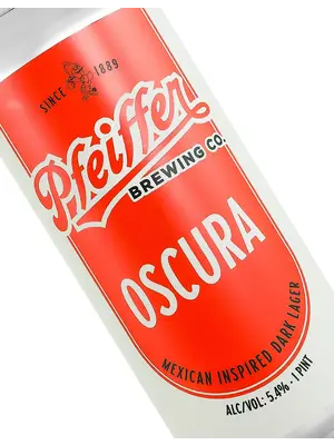 Pfeiffer Brewing "Oscura" Mexican Inspired Dark Lager 16oz Can - Anaheim, CA