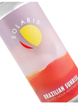 Solaris Beer "Brazilian Sunrise" Fruited Sour Hefeweizen 16oz Can - Murrieta, CA