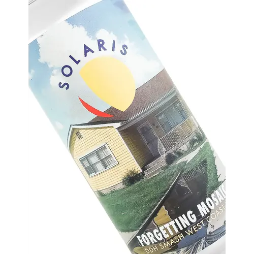 Solaris Beer "Forgetting Mosaic" DDH Smash West Coast IPA 16oz Can - Murrieta, CA Solaris Beer "Forgetting Mosaic" DDH Smash West Coast IPA 16oz Can - Murrieta, CA