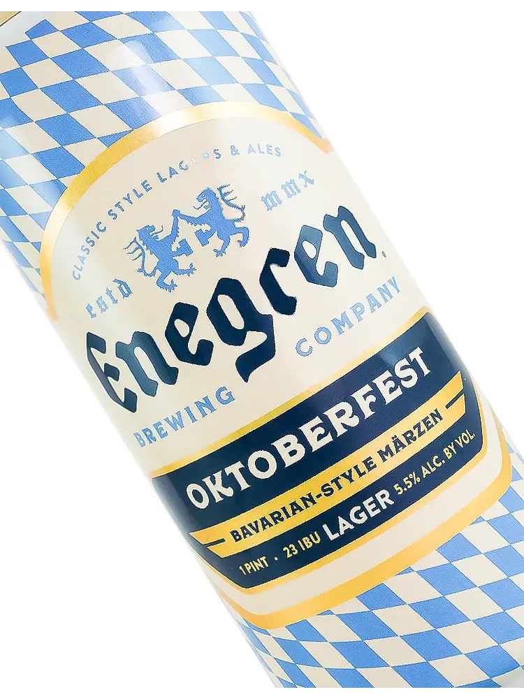 Enegren Brewing "Oktoberfest" Bavarian-Style Marzen Lager 16oz Can - Moorpark, CA