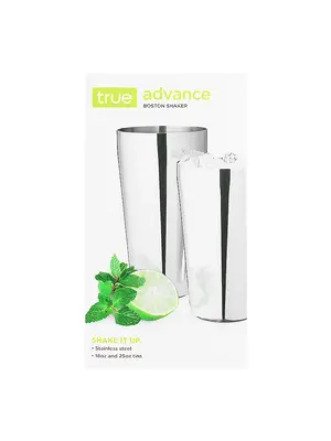 True "Boston Shaker" Stainless Steel 18oz & 25oz Tins