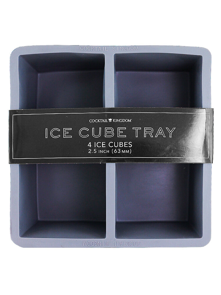 Cocktail Kingdom 4 2.5 Inch Ice Cubes Ice Cube Tray