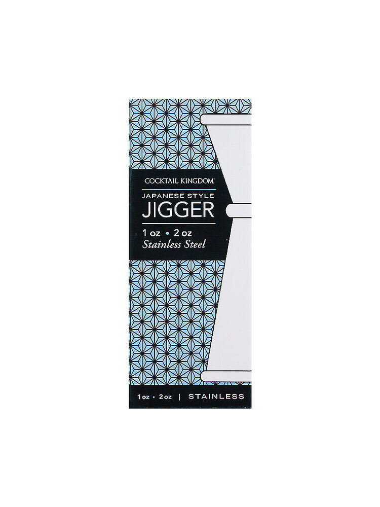 Cocktail Kingdom 1oz & 2oz Japanese Style Stainless Steel Jigger