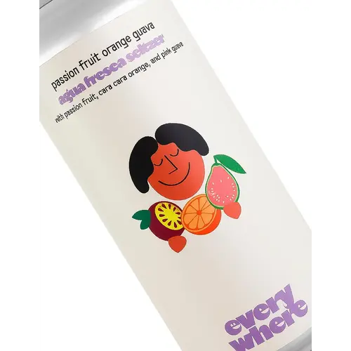 Everywhere Beer "Passion Fruit Orange Guava" Agua Fresca Setlzer 16oz Can - Orange, CA Everywhere Beer "Passion Fruit Orange Guava" Agua Fresca Setlzer 16oz Can - Orange, CA