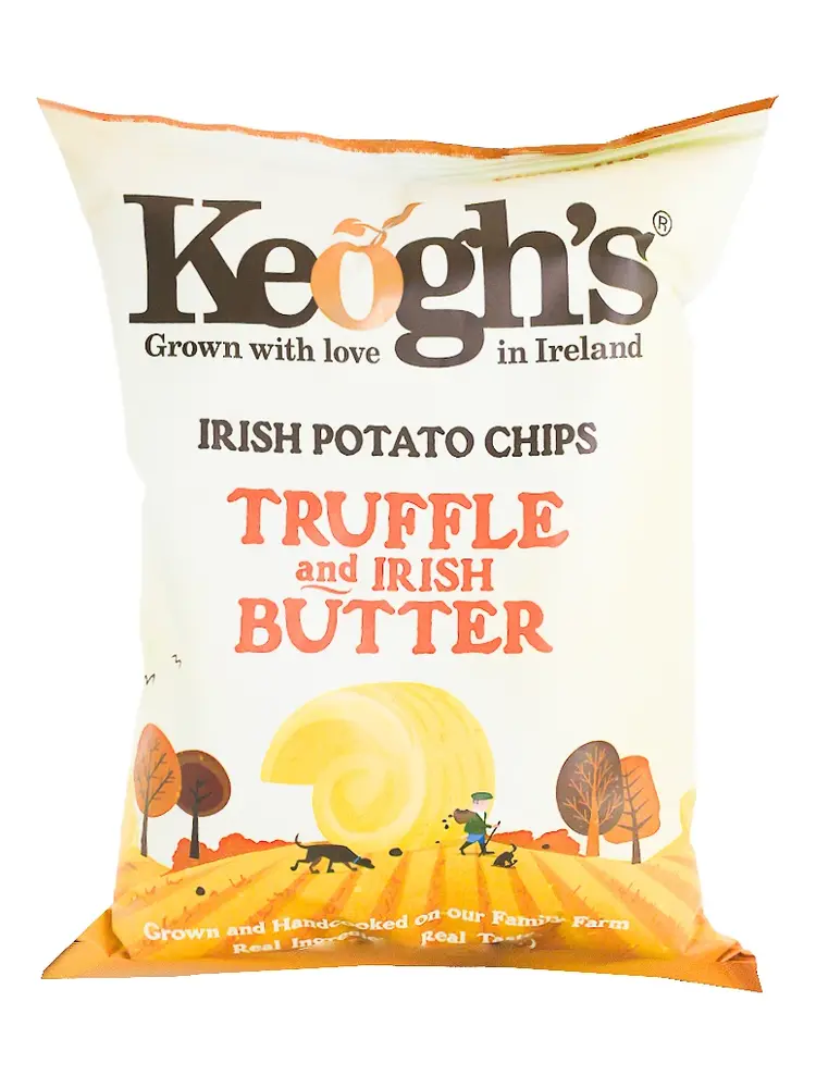 Keogh's "Truffle Butter" Irish Potato Chips 4.4oz Bag, Ireland