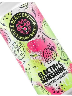 Little Beast Brewing "Electric Sunshine" Strawberry Lemon Sour 16oz Can - Clackamas, OR