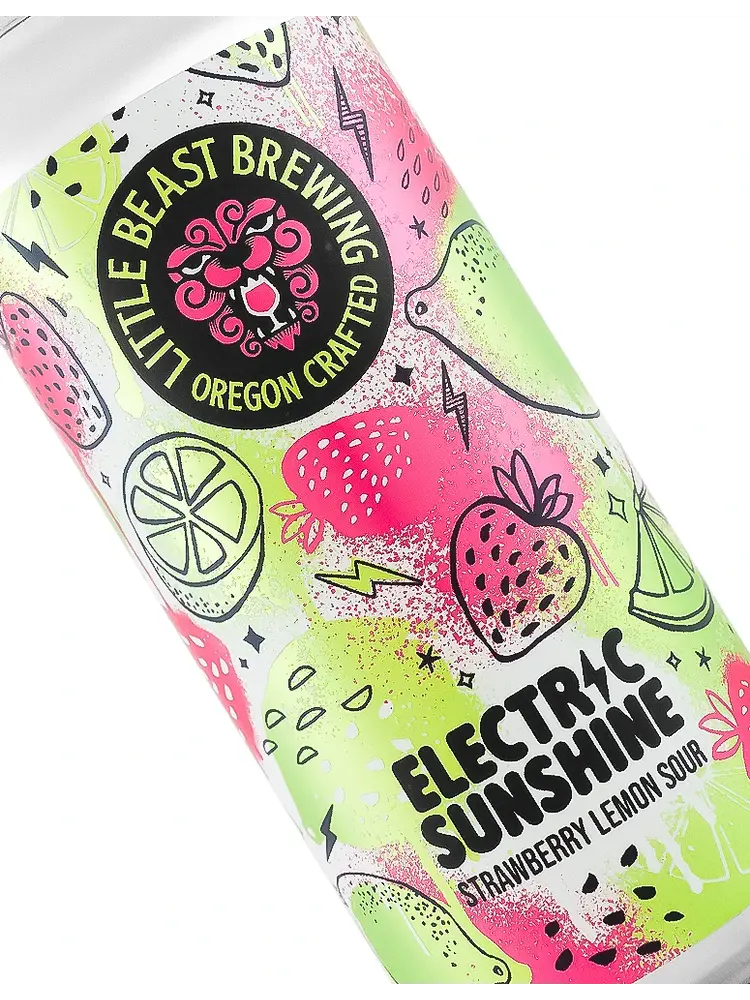 Little Beast Brewing "Electric Sunshine" Strawberry Lemon Sour 16oz Can - Clackamas, OR