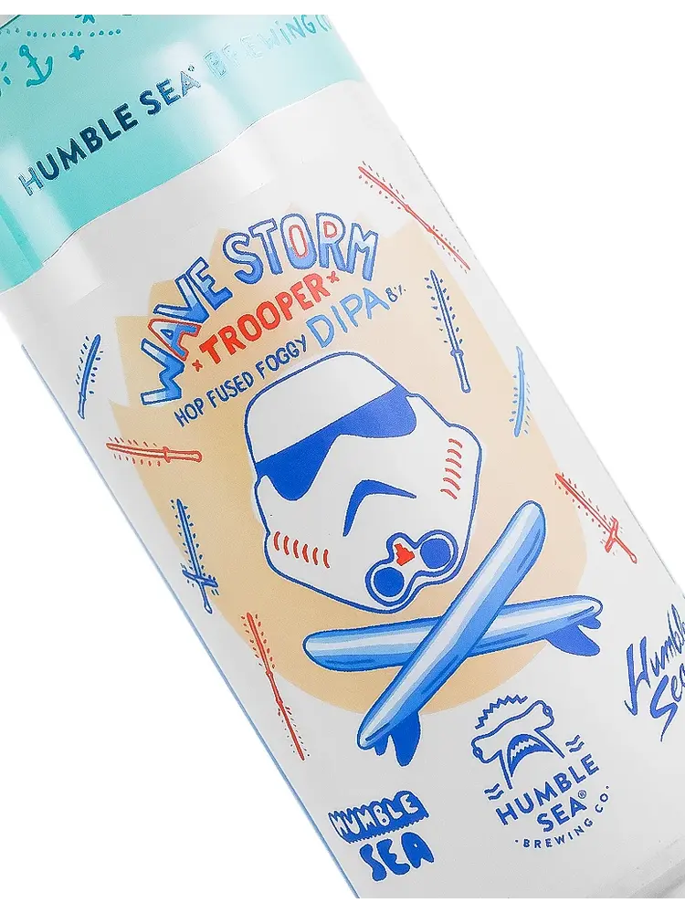 Humble Sea Brewing "Wave Storm Trooper" Hop Fused Foggy DIPA 16oz Can - Santa Cruz, CA