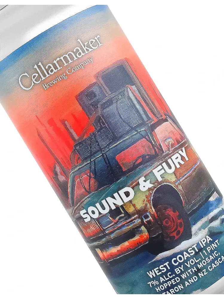 Cellarmaker Brewing "Sound & Fury" West Coast IPA 16oz Can - Oakland, CA