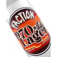 Faction Brewing "1970's Lager" Premium Lager 16oz Can - Alameda, CA