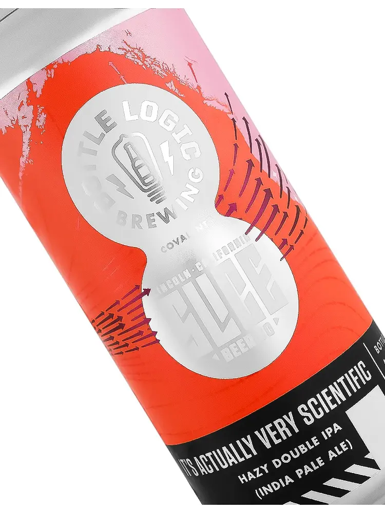 Bottle Logic Brewing/Slice Beer "It's Actually Very Scientific" Hazy Double IPA 16oz Can - Anaheim, CA
