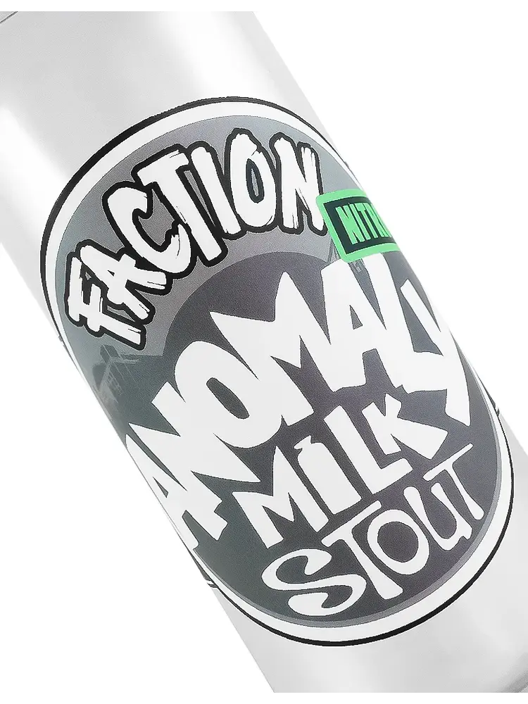 Faction Brewing "Anomaly" Nitro Milk Stout 16oz Can - Alameda, CA