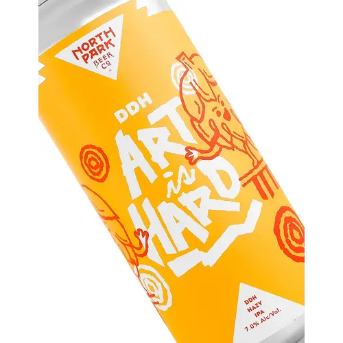 North Park Beer "DDH Art Is Hard" DDH Hazy IPA 16oz Can - San Diego, CA North Park Beer "DDH Art Is Hard" DDH Hazy IPA 16oz Can - San Diego, CA