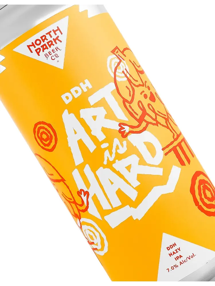 North Park Beer "DDH Art Is Hard"  DDH Hazy IPA 16oz Can - San Diego, CA
