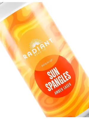 Radiant Beer "Sun Spangles" Amber Lager 16oz Can - Anaheim, CA