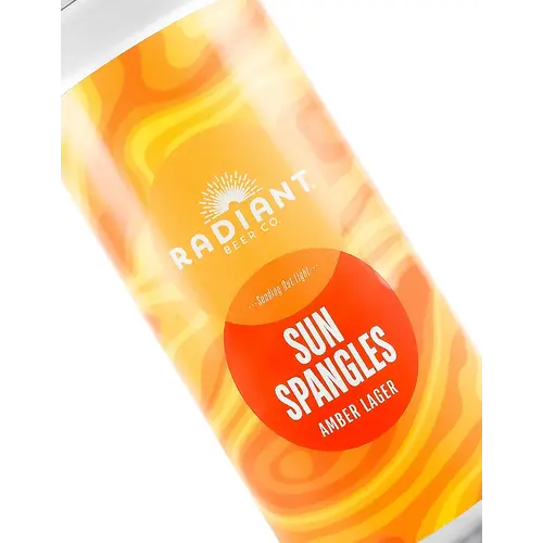 Radiant Beer "Sun Spangles" Amber Lager 16oz Can - Anaheim, CA Radiant Beer "Sun Spangles" Amber Lager 16oz Can - Anaheim, CA