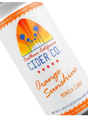 Southern California Cider "Orange Sunshine" Mimosa Cider 16oz Can - Los Angeles, CA
