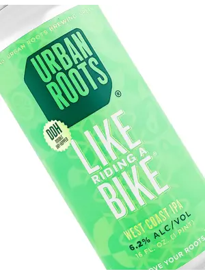 Urban Roots Brewing "Like Riding A Bike" Double Dry-Hopped IPA 16oz Can - Sacramento, CA