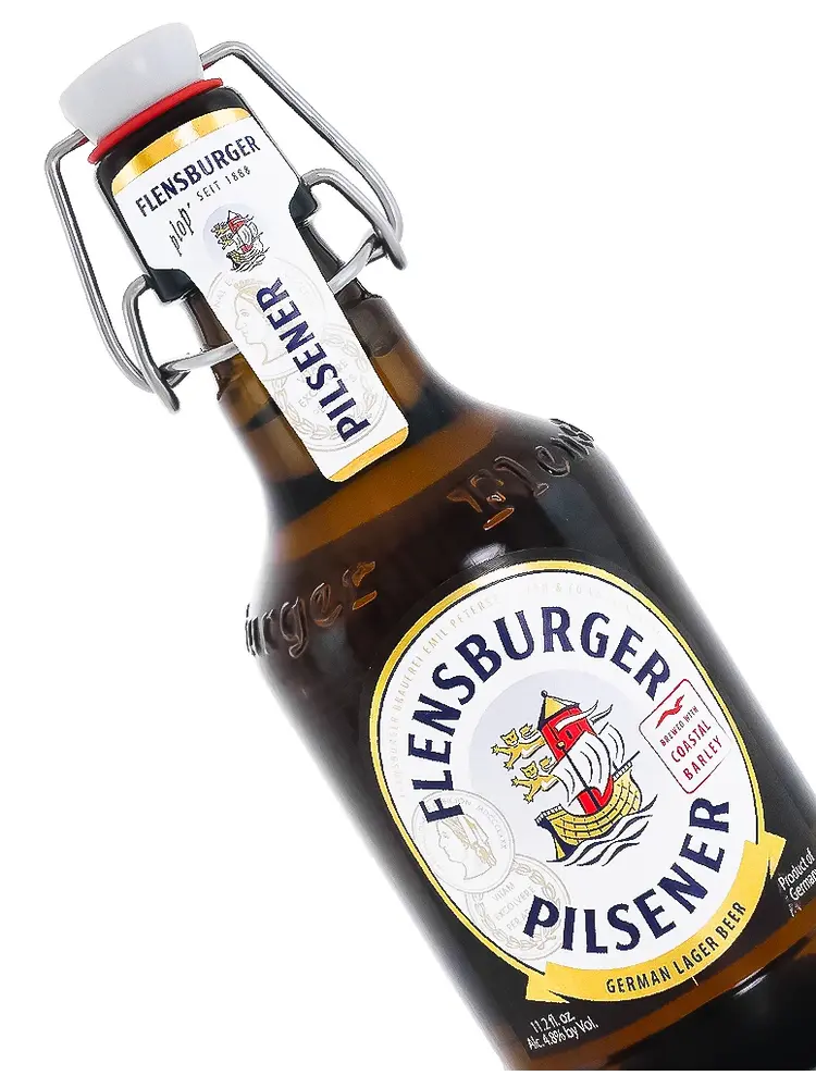 Flensburger "Pilsener" German Lager Beer 11.2oz Bottle - Flensburg, Germany