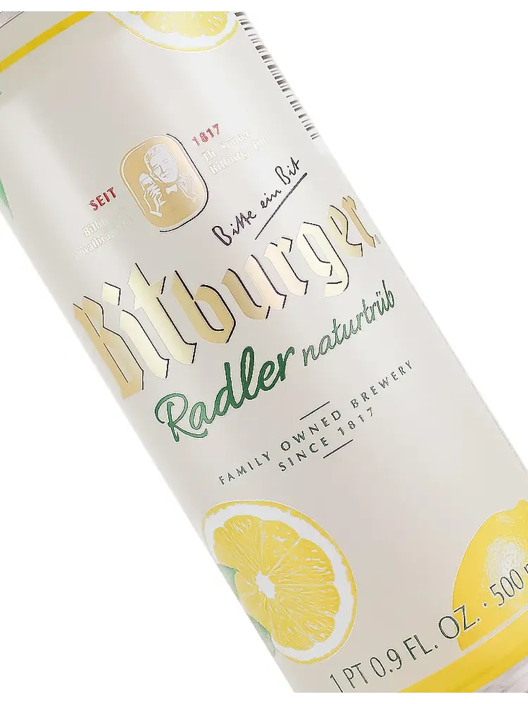 Bitburger Lemon Radler 500ml Can - Germany
