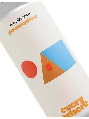 Everywhere Beer "Feels Like Home" German Pilsner 16oz Can - Orange, CA