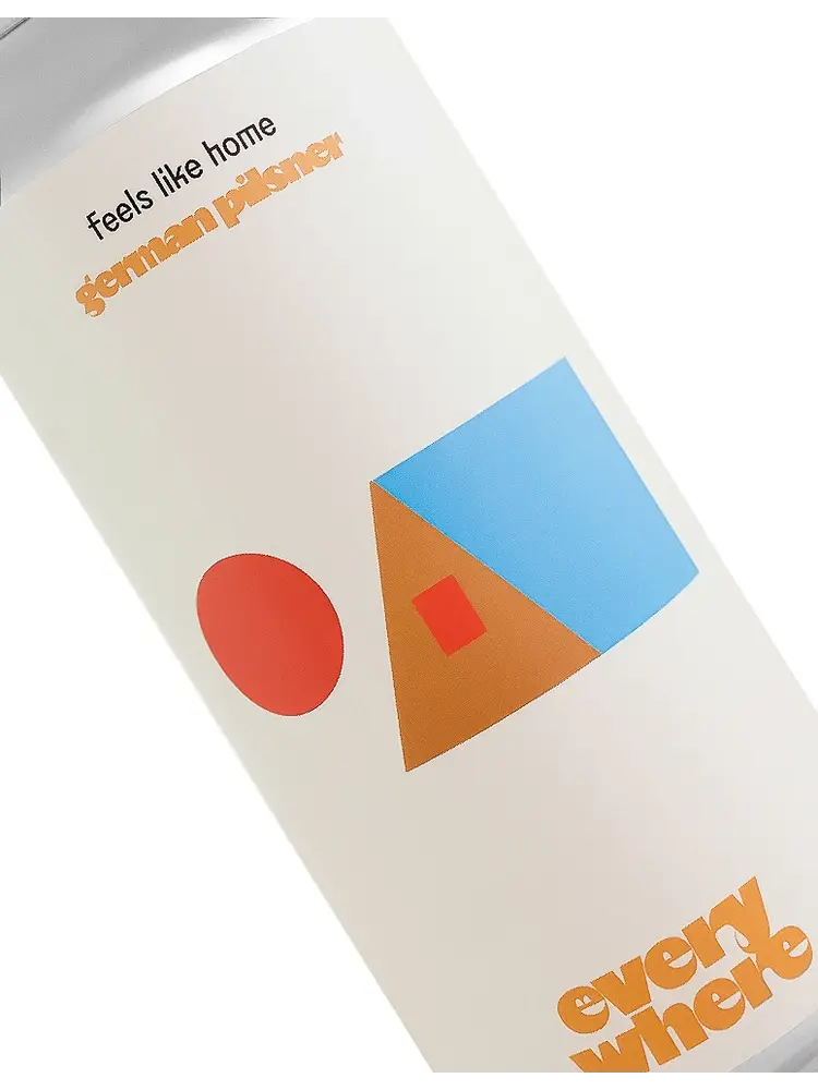 Everywhere Beer "Feels Like Home" German Pilsner 16oz Can - Orange, CA