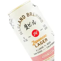 Harland Brewing "Japanese Lager" 12oz Can - San Diego, CA