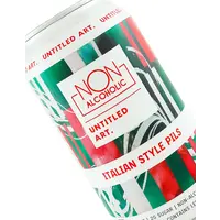 Untitled Art "Italian Style Pils" Non Alcoholic 12oz Can - Waunakee, WI