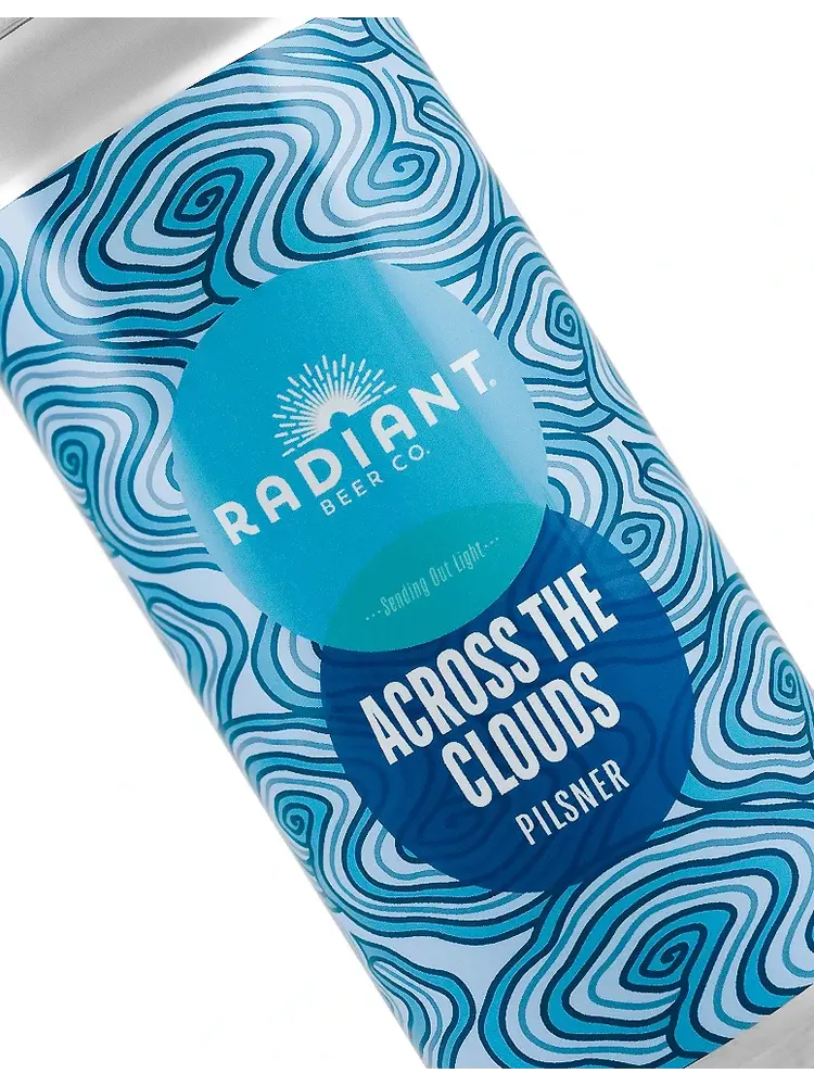 Radiant Beer "Across The Clouds" Pilsner 16oz Can - Anaheim, CA