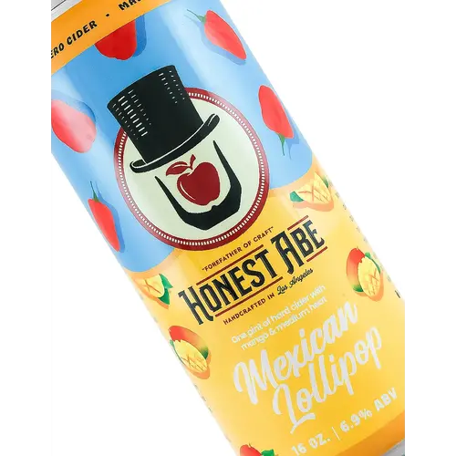 Honest Abe "Mexican Lollipop" Mango Habanero Cider 16oz Can - Los Angeles, CA Honest Abe "Mexican Lollipop" Mango Habanero Cider 16oz Can - Los Angeles, CA
