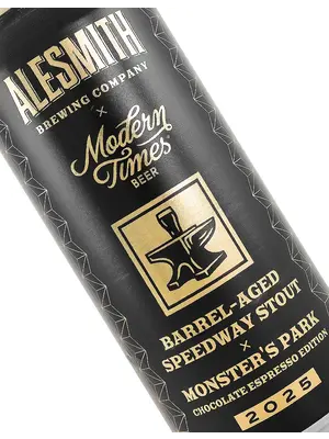Alesmith Brewing Brewing/Modern Times Beer "Monster's Park" Barrel-Aged Speedway Stout 16oz Can - San Diego, CA