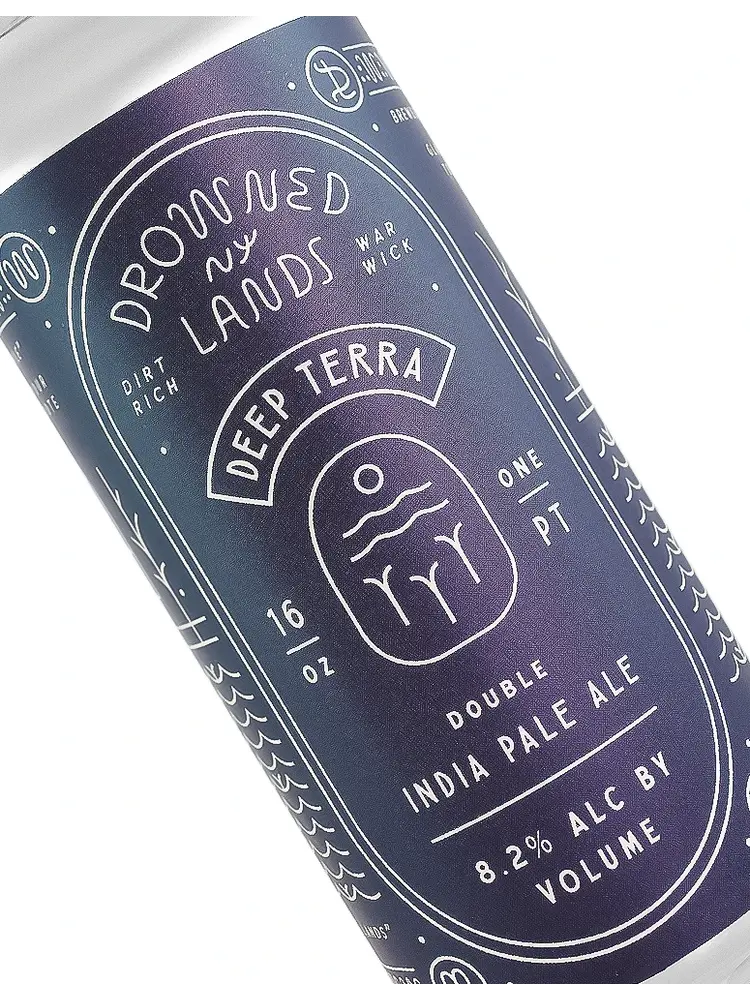 Drowned Lands Brewery "Deep Terra" Double IPA 16oz Can - Warwick, NY