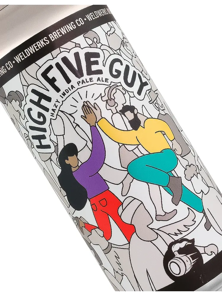 Weldwerks Brewing "High Five Guy" Hazy India Pale Ale 16oz Can - Greeley, CO