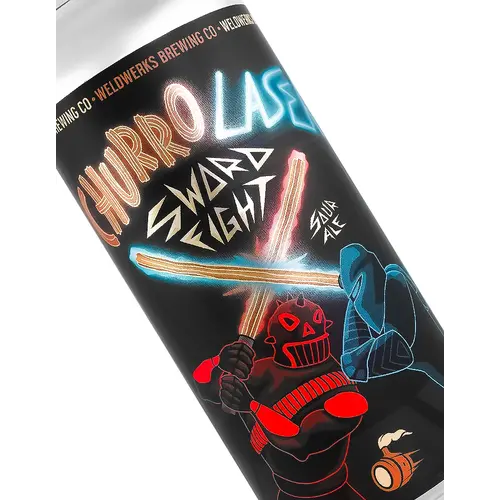Weldwerks Brewing "Churro Laser Sword Fight" Sour Ale 16oz Can - Greeley, CO Weldwerks Brewing "Churro Laser Sword Fight" Sour Ale 16oz Can - Greeley, CO