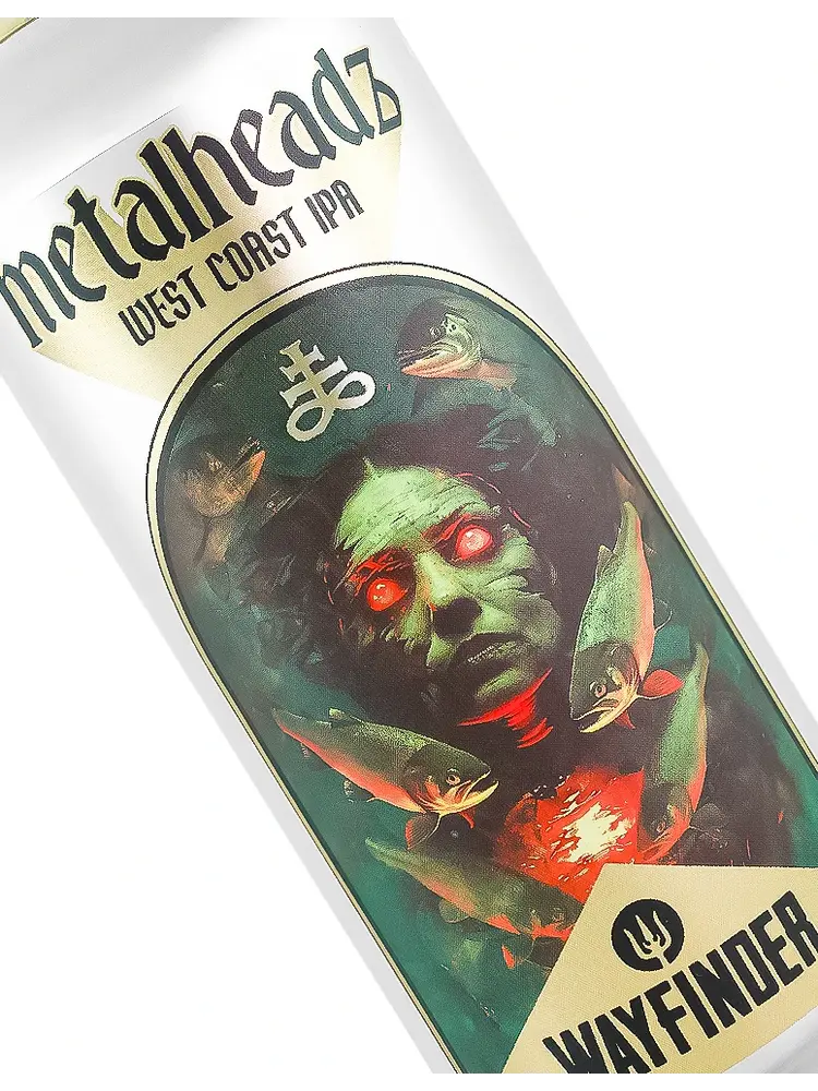 Wayfinder Beer "Metalheadz" West Coast IPA 16oz Can - Portland, OR