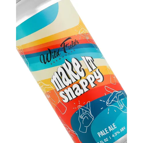 Wild Fields "Make it Snappy" Pale Ale 16oz Can - Atascadero, CA Wild Fields "Make it Snappy" Pale Ale 16oz Can - Atascadero, CA