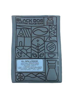Black Dog Coffee Roasters "El Salvador" Whole Bean Coffee  12oz Bag, Signal Hill, Californiaador