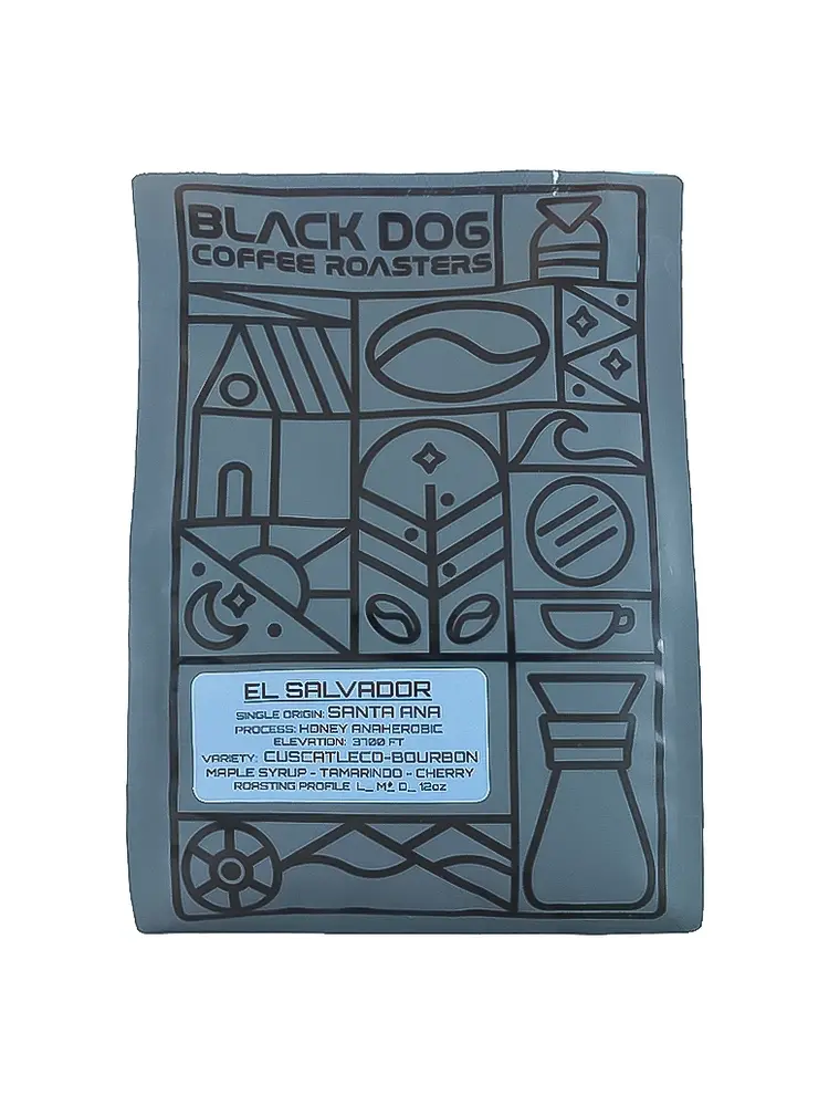 Black Dog Coffee Roasters "El Salvador" Whole Bean Coffee  12oz Bag, Signal Hill, Californiaador